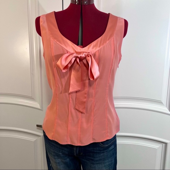Vintage Banana Republic Pink Silk blouse size Various - Picture 2 of 14